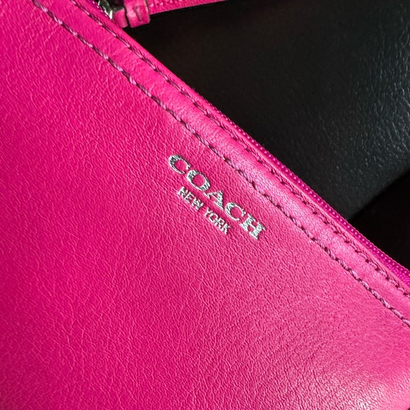 Coach Pink Wristlet Clutch - Picture 2 of 8